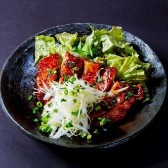 甲州地鶏の甘酢餡