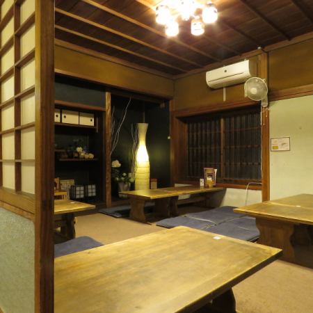 A tatami room that is great for families with children and groups.Up to 20 people◎