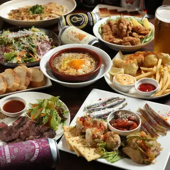 【スペシャルコース】全8品2Hビール込み飲放題付◇6000円