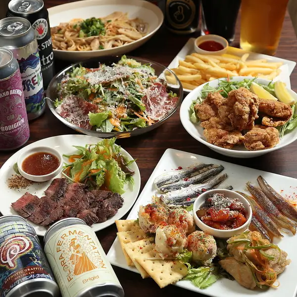 【各種ご宴会◎】全6品2Hビール込み飲放題付◇5000円（税込）