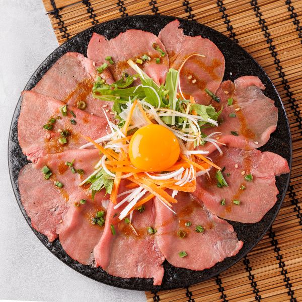 [Luxury Wagyu beef lineup] Please try our beef tongue sashimi and beef tongue original steak.