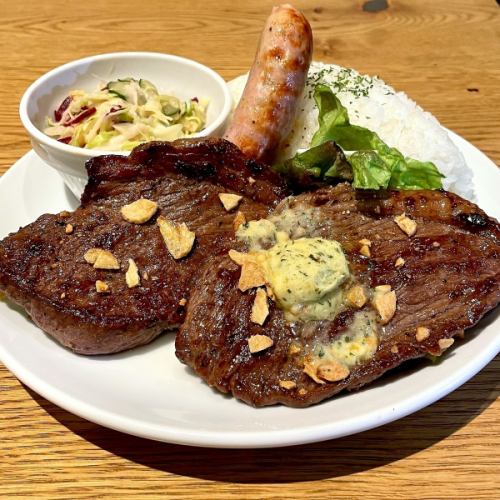 ★ガーリックバターステーキ