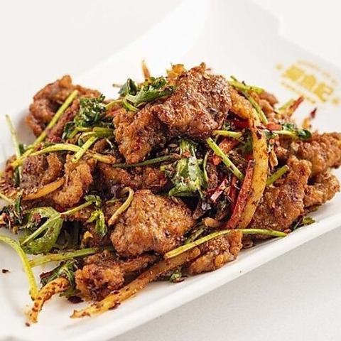 Stir-fried Lamb with Cumin / Hoikoro