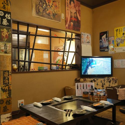 掘りごたつでくつろぐ