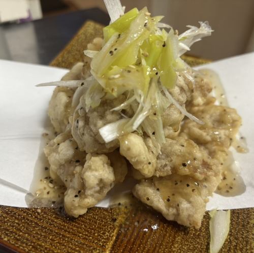 豚トロの塩唐揚げ