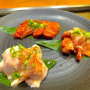 お肉3種盛り合わせ