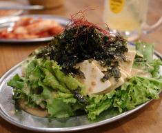 Korean style tofu salad