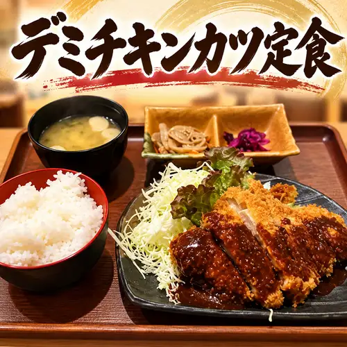 ぎんじのデミカツ膳