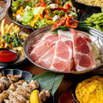 【3時間飲み放題付き】春吉コース3,278円（税込）※12月は全曜日席の確保時間は120分です