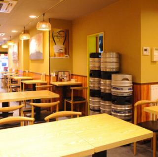 6名様のテーブル席です。