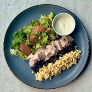 ブレストチキンのニース風サラダプレート
