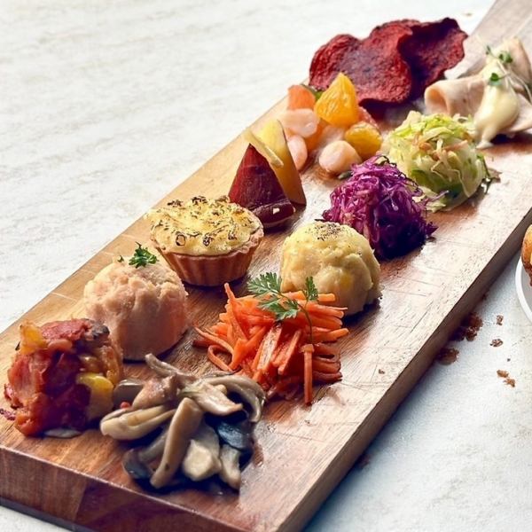 ◇12種類のファーマーズデリプレート◇パン食べ放題付き&ドリンクバー付き