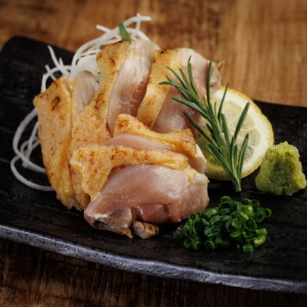 【生付き2H飲放題】地鶏タタキ・栃尾揚げ・焼き鳥丼を手軽に味わう!全7品 3999円⇒3499円