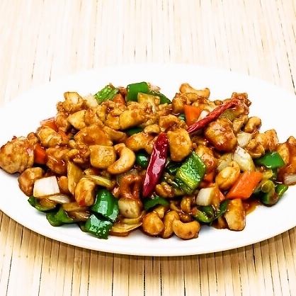 鶏肉と五目野菜の四川風炒め/鶏肉の中国香辛料炒め