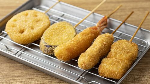 人気串カツ5本盛り