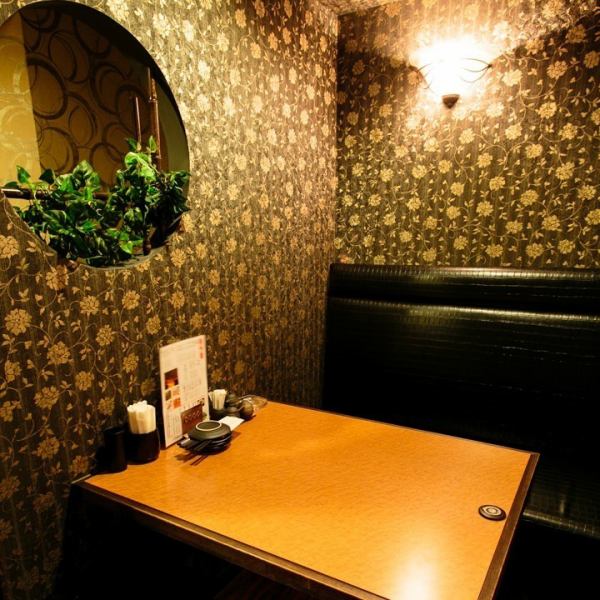 ■Semi-private room that can accommodate 6 to 8 people.This private room is recommended when you want to relax.It can be used for a variety of occasions, from entertainment and dinner to casual gatherings with friends.