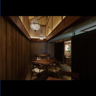 店内は、様々なシチュエーションに合わせて5つのゾーンを楽しめる空間になっています。