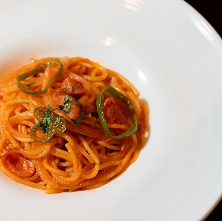 濃厚ナポリタンはケチャップの風味とモチモチの生パスタが融合♪