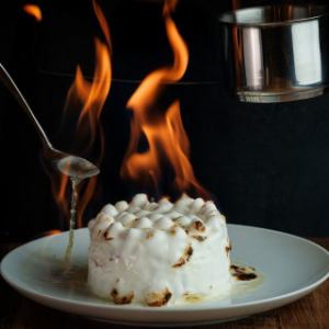 燃えろ！フランベケーキ