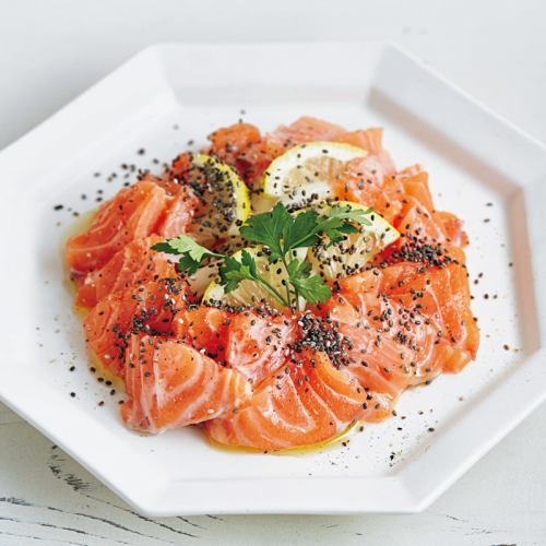 Salmon Parpaccio