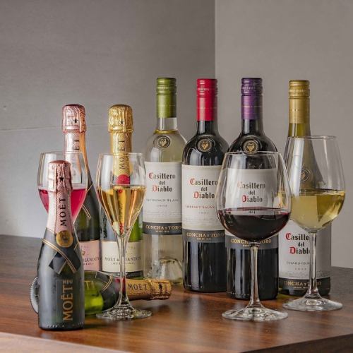 ◆食事に良く合うワインを中心にご用意◆