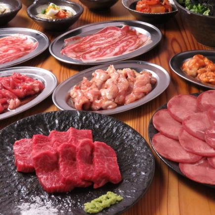 お手軽コース　9品＋120分飲み放題付　4,000円