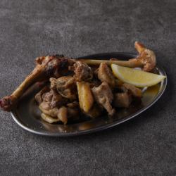 Miyazaki chicken thigh with bone