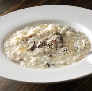 Mushroom cream risotto