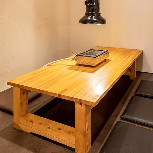 寛ぎの掘りごたつ個室