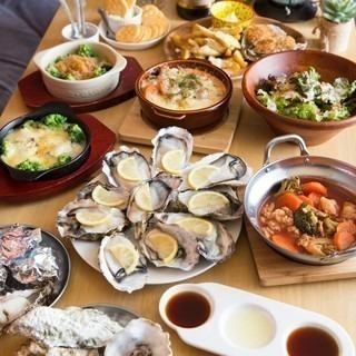 [~6/22] Oysters, seafood and steaks! The most popular luxury course with 9 dishes