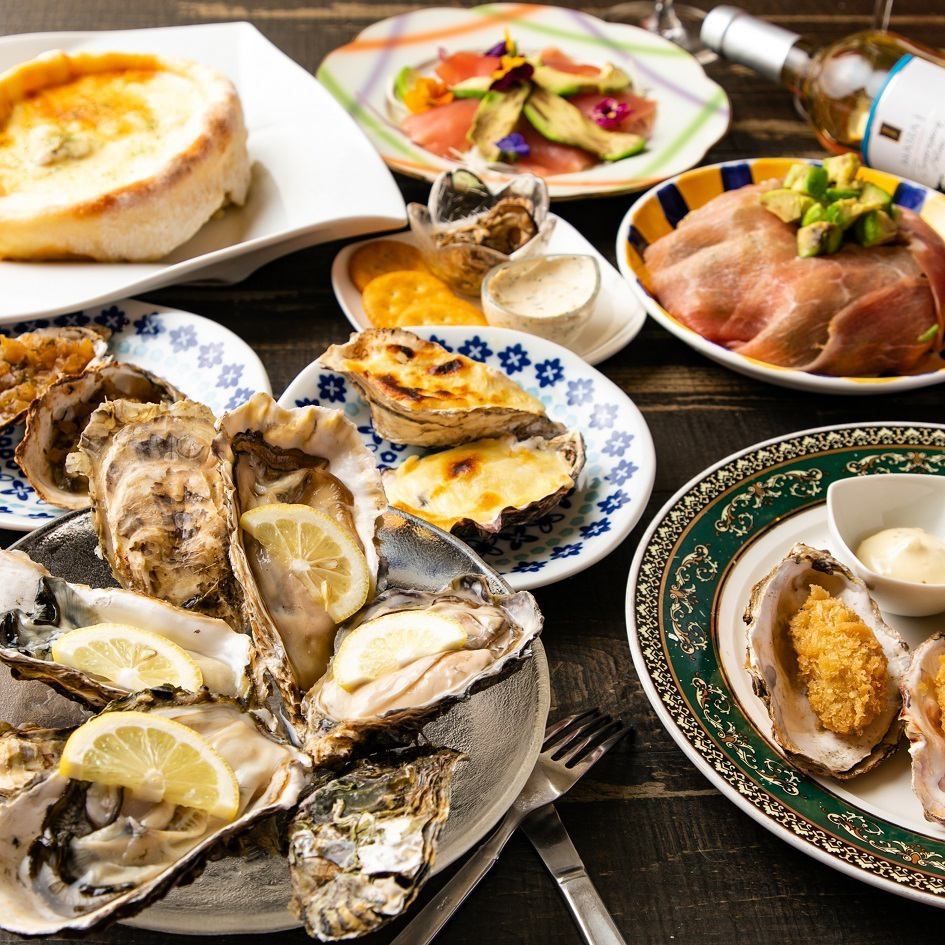 【牡蠣食べ放題★】新鮮な牡蠣料理とチーズの食べ放題◎2980円～