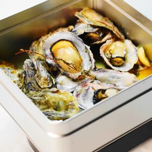 牡蠣とハーブのカンカン焼（牡蠣８ピース）