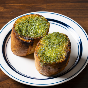 あおさ海苔バターのガーリックトースト