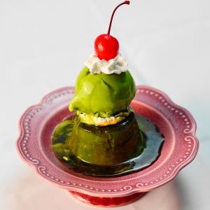 イタリアンプリン＆バニラアイス