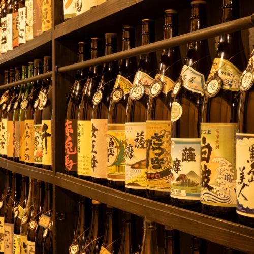 You will be surprised at the rows of alcoholic beverages lined up in the store! There are so many types!