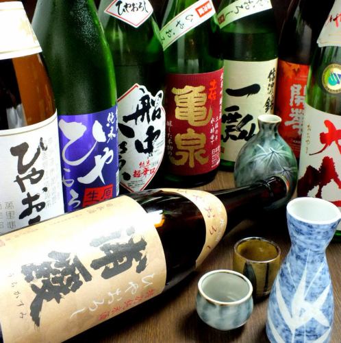Gather from local sake in Okayama to famous sake from all over the country!