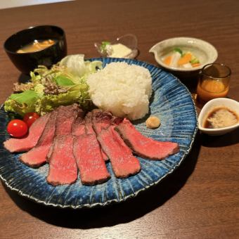 【僅限午餐】米澤牛肉一房烤牛肉拼盤