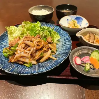 【ランチ限定】豚ハラミ炒め定食