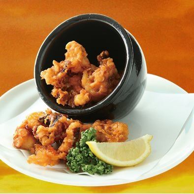 Very popular as a snack for sake ♪ Spilled fried chicken ★