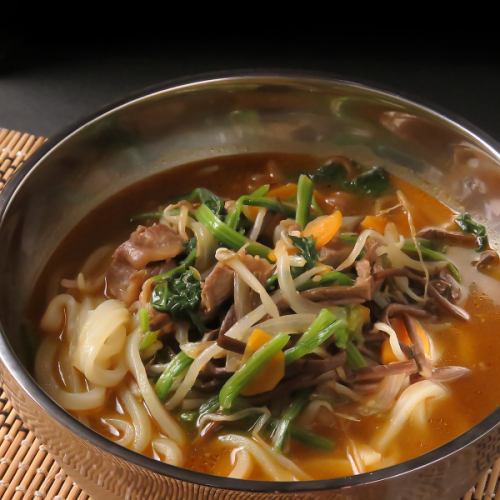 ユッケジャンうどん