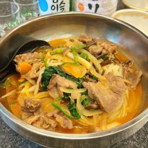 ユッケジャンうどん