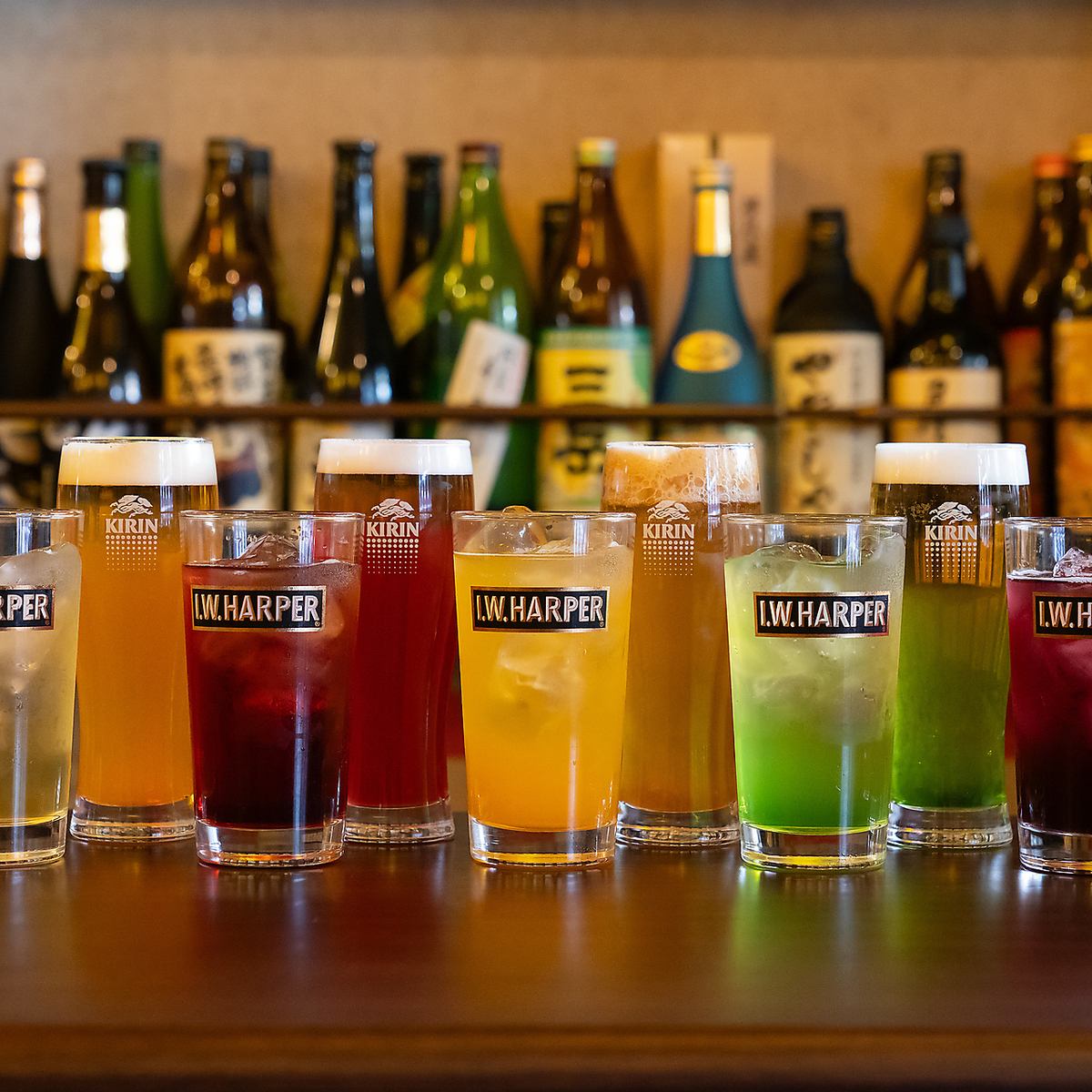 We offer over 60 types of beer cocktails and sours that will appeal to women☆