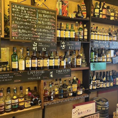 尽情享用种类繁多的饮品和马肉菜肴