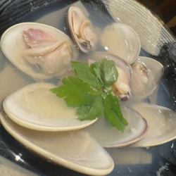 ハマグリの酒蒸し