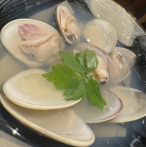 ハマグリの酒蒸し
