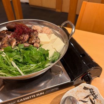 【冬季限定・鍋コース】忘新年会にもおすすめ!2時間飲み放題付き◆地鶏鍋コース 5500円(税込)◆