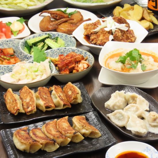 登戸駅チカ!4種の自家製餃子や本格中華を堪能◎飲み放題&大満足ランチも大人気♪