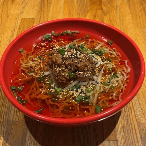 大豆ミートの坦々麺