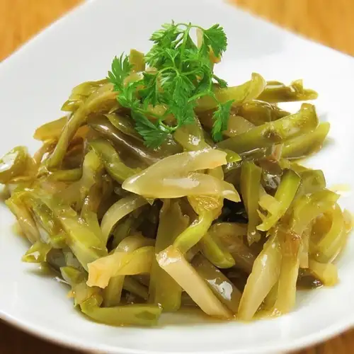 【小菜】やみつきザーサイ（Pickled Mustard Plant Stem）
