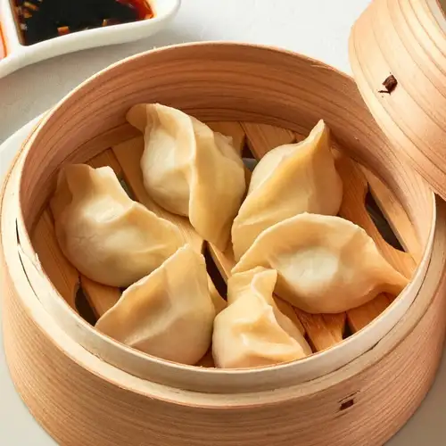 【蒸し餃子】黒豚と白菜の蒸し餃子（Steamed Pork Dumplings）